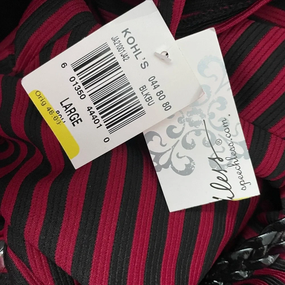 NWT Speechless short sleeved horizontal striped dress